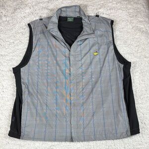 Bobby Jones Blue and Gray Checkered Vest